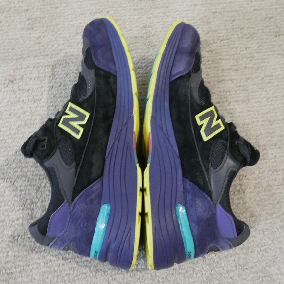 New Balance Mens 992 Made in USA 'Black Purple' Athletic Shoes~ - Picture 8 of 13